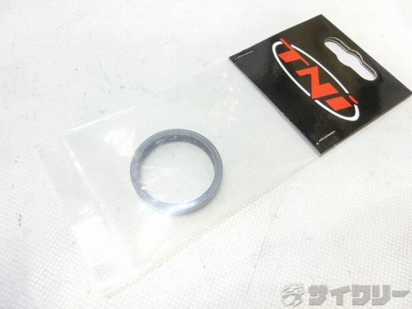 ヘッドパーツ コラムスペーサー TNI カーボンコラムスペーサー OS 5mm - 中古