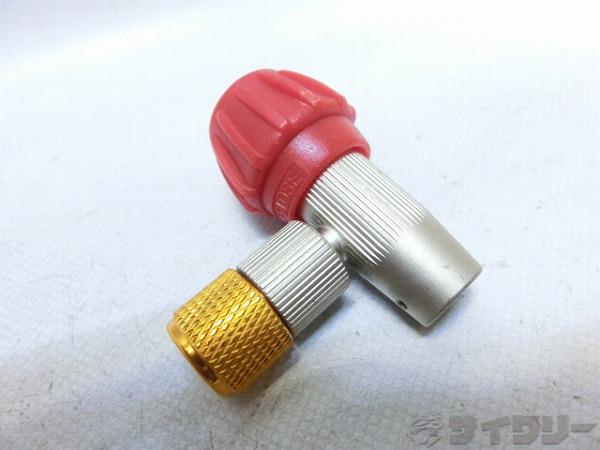 空気入れ、ポンプ 携帯ポンプ 不明 CO2ボンベ用口金 - 中古(4.0)