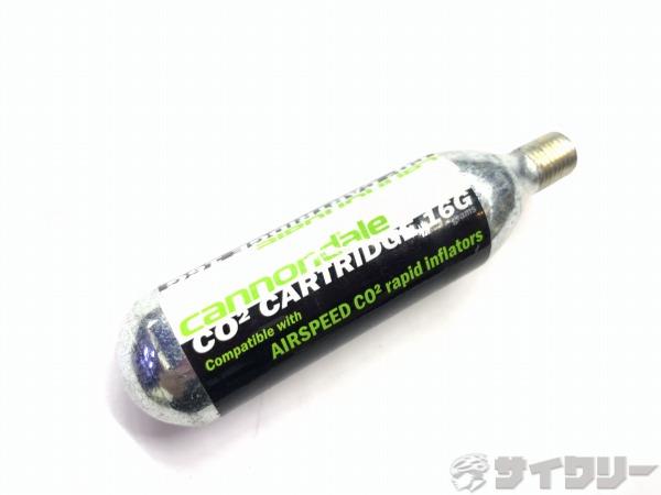 Rakuten - 空気入れ、ポンプ 携帯ポンプ キャノンデール CO2ボンベ 16g ねじ切りタイプ - 中古