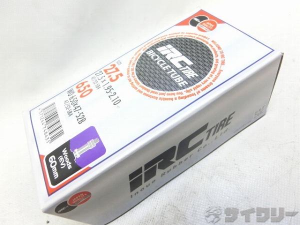 チューブ 27.5インチ IRC チューブ 27.5x1.95-2.10 英式/60mm - 中古