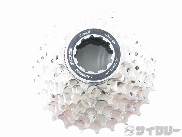 スプロケット シマノ スプロケット CS-5800 105 11s 11-28T ※スペーサー割れ - 中古