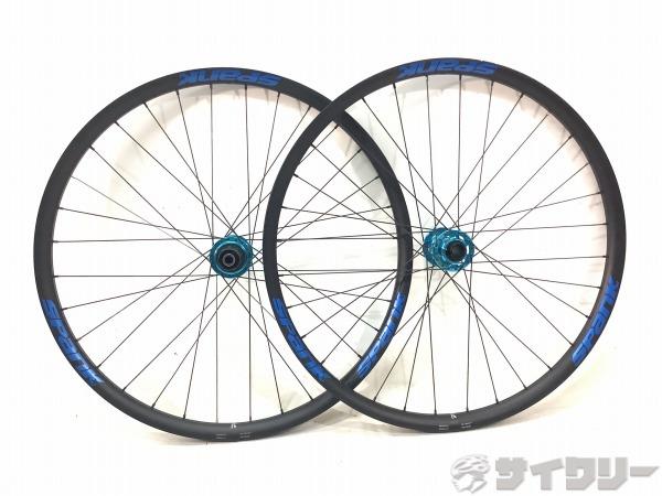 ホイール（DISC用） 27.5インチ スパンク ホイール前後セット SPIKE RASE33 111/150 - 中古