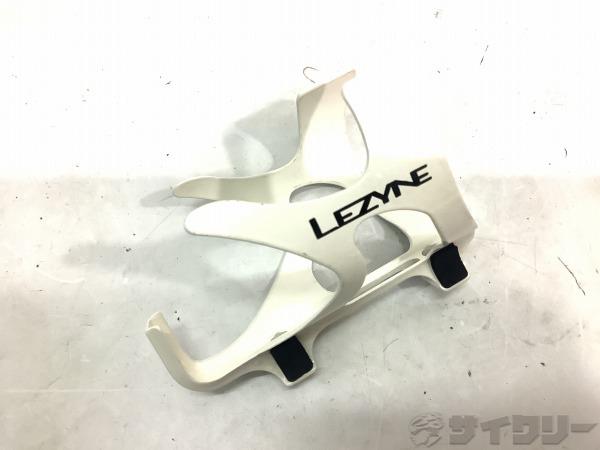 ボトルケージ レザイン ボトルケージ ホワイト レーサボトル用 - 中古