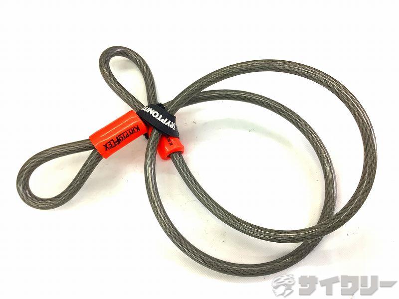 鍵、ロック ワイヤーロック クリプトナイト ワイヤー kryptoflex - 中古