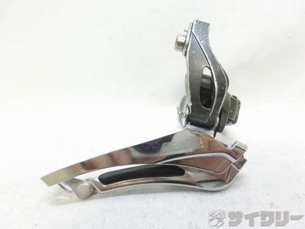 製品情報カテゴリドライブトレイン フロントディレイラー メーカーシマノ年式-色状態ランクD(年式相応のキズあり)送料サイズ小型サイズクランプ径：34.9mmパーツ対応段数：2sケーブルルーティング：下引き状態コメント中古商品でございます。使用感、傷、擦れがございます。その他【SHIMANO】