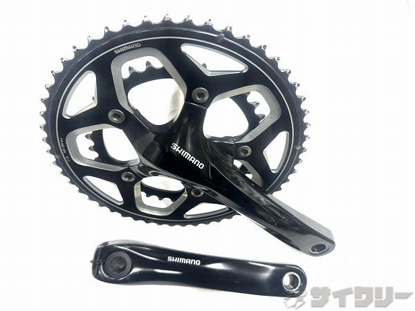 SHIMANO FC-RS500 クランクセット ブラック ▽▽シマノ SHIMANO FC-RS500 クランクセット 2×11速 50-34T 170mm