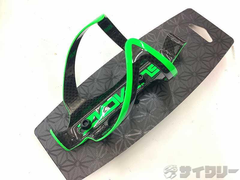 Other - ボトルケージ スパカズ カーボンボトルケージ CAGEZ NEON GREEN - 中古
