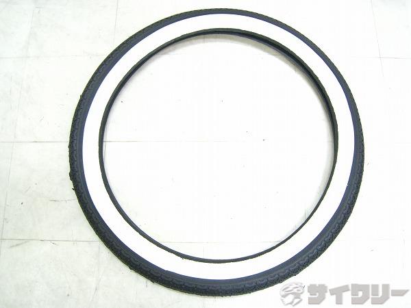 タイヤ 20インチ以下 シンコー タイヤ 18x1.75 ブラック/ホワイト - 中古