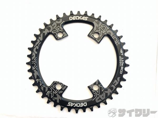 クランク チェーンリング DECKAS ナローワイドチェーンリング 42T 110mm - 中古