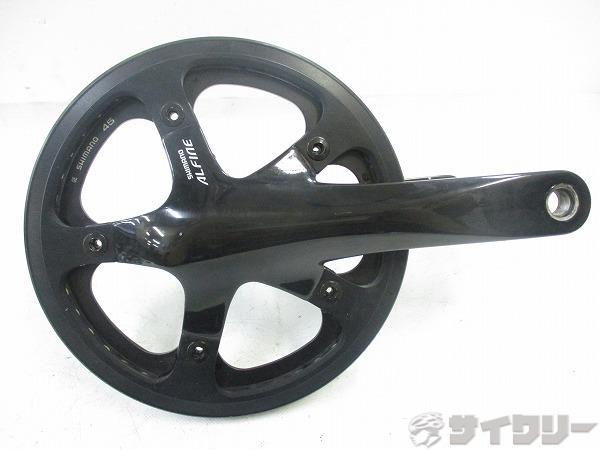 製品情報カテゴリドライブトレイン クランク クランク本体 メーカーシマノ年式-色状態ランクC(少々キズあり)送料サイズ小型サイズクランク長：170mmPCD：130mmパーツ歯数：45Tスパイダーアーム数：5穴リンク規格：ホローテック状態コ...