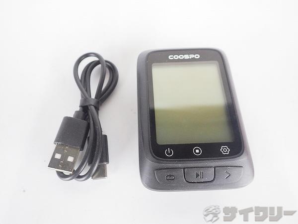 サイクルコンピュータ ノーマル COOSPO GPSコンピューター BC107 ブラック - 中古