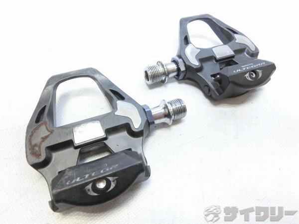 製品情報カテゴリペダル関連 ペダル ビンディングペダル メーカーシマノ年式-色状態ランクD(年式相応のキズあり)送料サイズ小型サイズパーツクリート規格：SPD-SL色：ブラック状態コメント中古商品でございます。使用感、傷、擦れ、削れ、サビがございます。左の踏み面のプレートが1枚欠損しております。その他【SHIMANO】