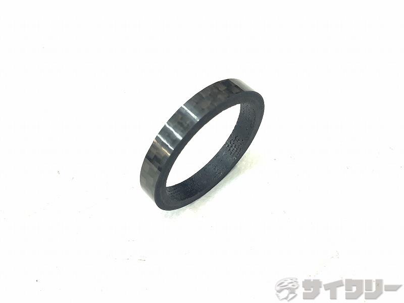 ヘッドパーツ コラムスペーサー 不明 カーボンコラムスペーサー　OS 5mm - 中古
