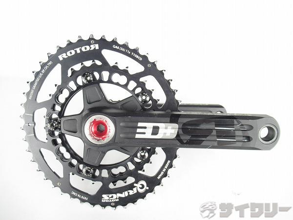 Rakuten - クランク クランク本体 ローター ロード用クランク　3D+　46/34T　170mm　30mm径 - 中古