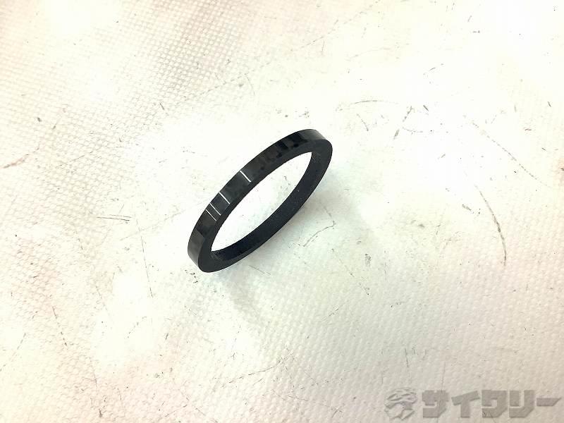 ヘッドパーツ コラムスペーサー 不明 カーボンコラムスペーサー　OS 3mm - 中古