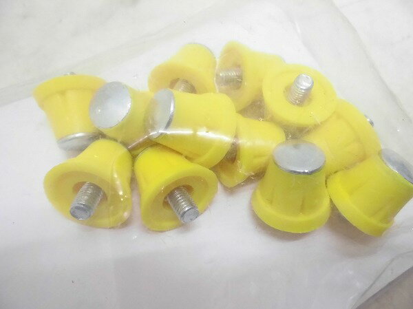 スモールパーツ カルナック 【SALE】MTBシューズ用スパイクピン 12本入り イエロー...