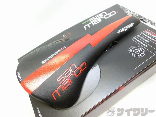 Other - サドル セラサンマルコ サドル REGALE CARBONFX TEAM レッド 148mm - 中古