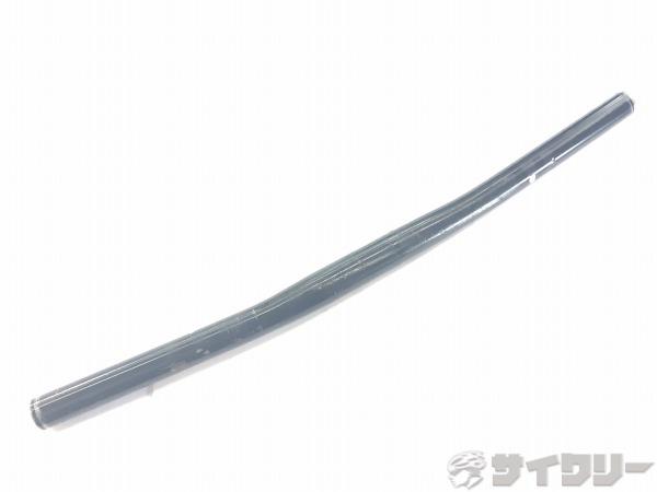 ハンドル フラット/ライザーバー 不明 フラットバーハンドル 約490mm(実測）/25.4mm ブラック カットあり - 中古