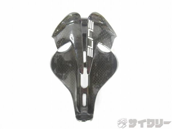 ボトルケージ エリート カーボンボトルケージ　レーサーボトル対応 - 中古