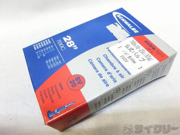 チューブ 700C シュワルベ チューブ 700×18-25C 仏式40mm - 中古