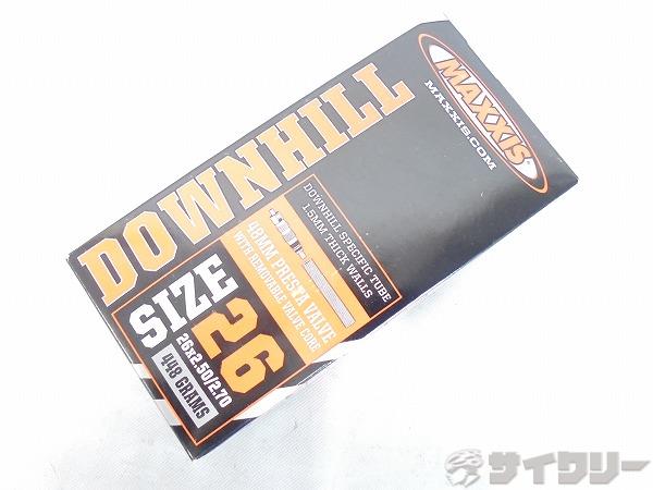 チューブ 26インチ/650c マキシス チューブ DOWNHILL 26x2.50-2.70 仏式/48mm - 中古