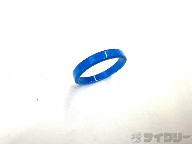 ヘッドパーツ コラムスペーサー 不明 コラムスペーサー 5mm/28.6mm ブルー - 中古