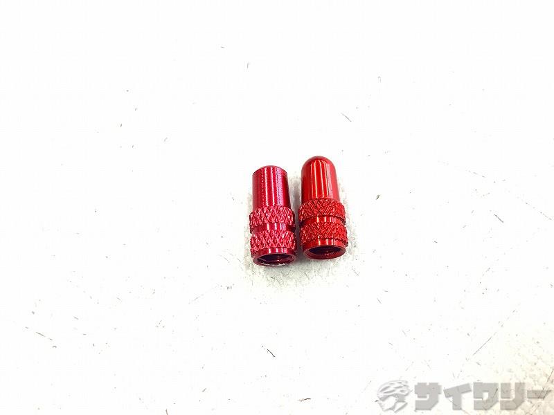 Rakuten - その他 不明 CNCアルミバルブキャップ 仏式 RED - 中古