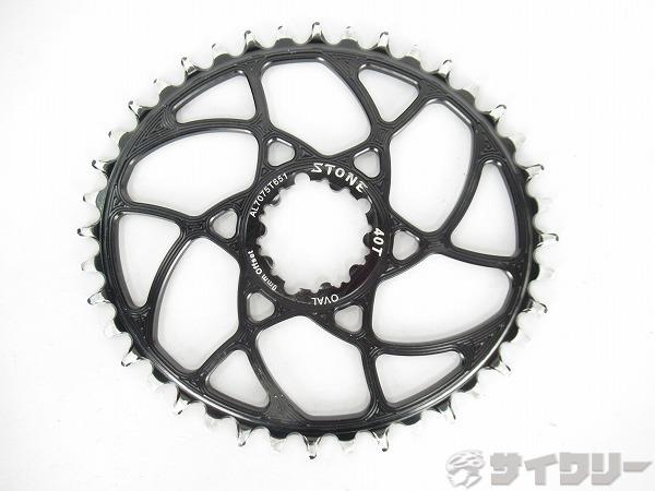 クランク チェーンリング ストーン 楕円チェーンリング　ナローワイド　40T　ダイレクトマウント - 中古