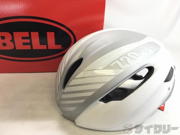 ヘルメット ベル ヘルメット Z20 エアロ ミップス ホワイト/シルバー S(52-56cm) 中古