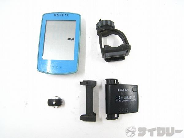 サイクルコンピュータ ノーマル キャットアイ サイクルコンピューター CC-PA100W - 中古