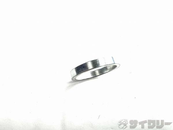 ヘッドパーツ コラムスペーサー 不明 コラムスペーサー 5mm/28.6mm シルバー - 中古