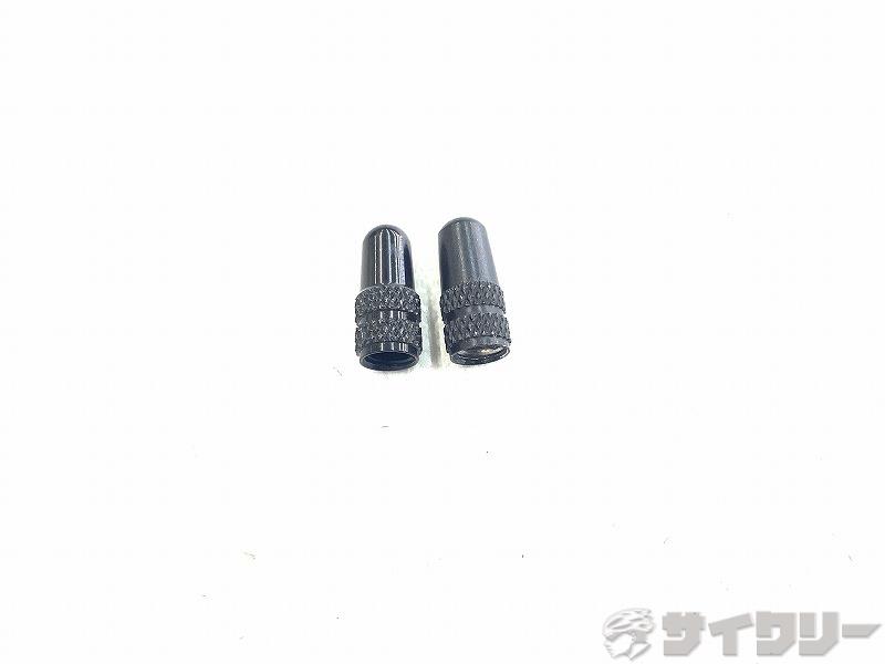 その他 不明 CNCアルミバルブキャップ 仏式 BLK - 中古