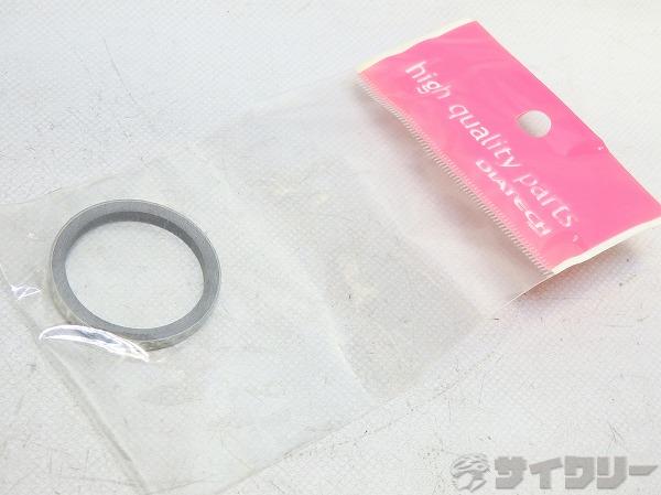 ヘッドパーツ コラムスペーサー ダイアテック シルバーカーボンコラムスペーサー OS/3mm - 中古