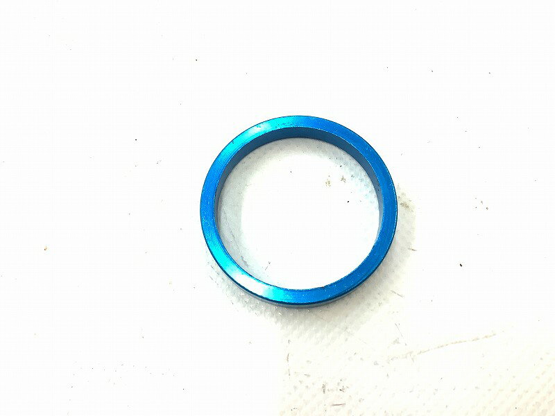 ヘッドパーツ コラムスペーサー 不明 コラムスペーサー OS 5mm　BLUE - 中古 2
