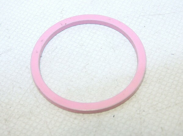 ヘッドパーツ コラムスペーサー 不明 コラムスペーサー ピンク OS/2mm - 中古