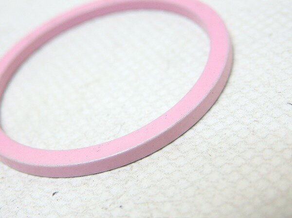 ヘッドパーツ コラムスペーサー 不明 コラムスペーサー ピンク OS/2mm - 中古
