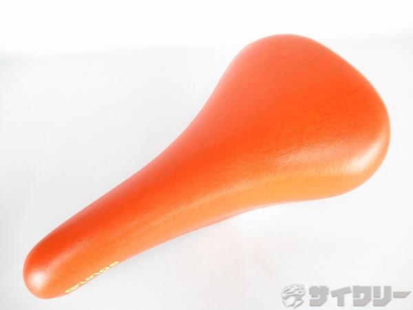 サドル グランジ サドル　オレンジ　スチールレール　※破有 - 中古