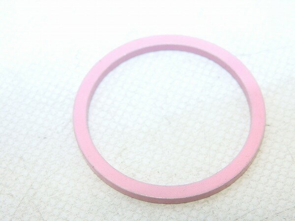 ヘッドパーツ コラムスペーサー 不明 コラムスペーサー ピンク OS/2mm - 中古
