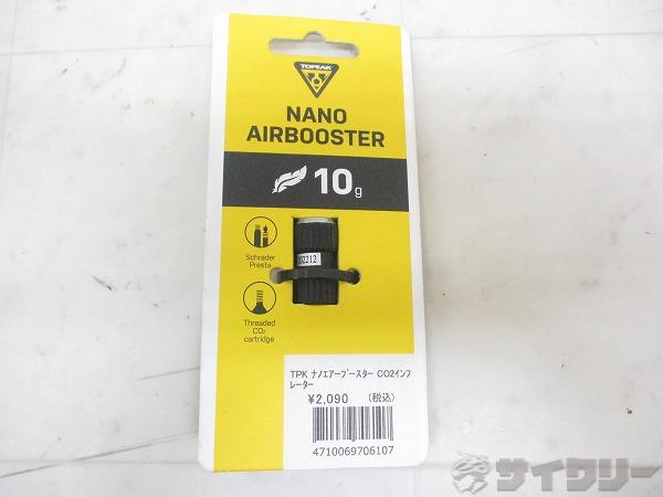 空気入れ、ポンプ 携帯ポンプ トピーク ナノエアブースター NANO AIRBOOSTER Co2インフレーター - 中古