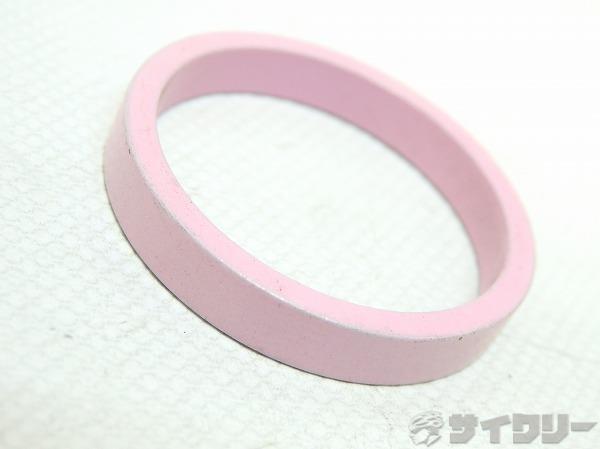 ヘッドパーツ コラムスペーサー 不明 コラムスペーサー ピンク OS/5mm - 中古