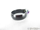 シートポスト その他 不明 超軽量シートクランプ チタンボルト ブラック 31.8mm - 中古