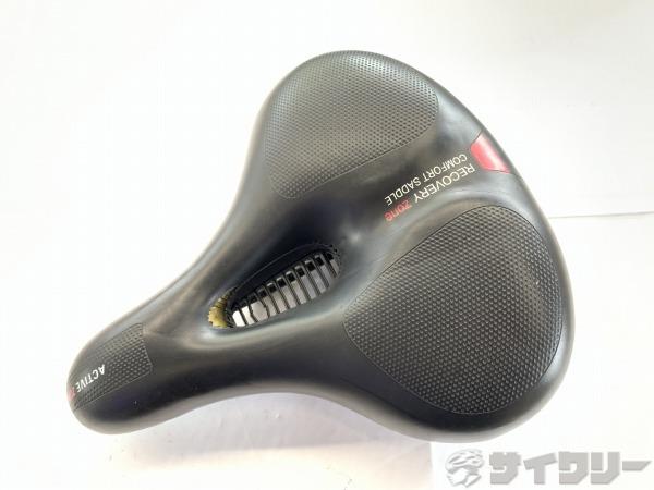 サドル ロックブロス サドル ブラック スチールレール ※破れあり - 中古