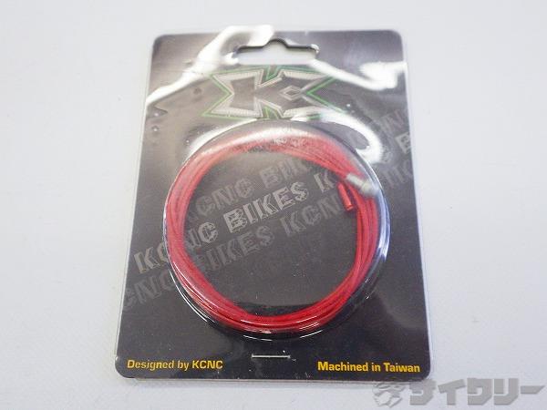 Brake - その他 KCNC テフロンコーティングブレーキインナーワイヤー ロード用 φ1.5mm x 1、700mm レッド - 中古