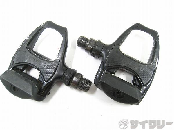 製品情報カテゴリペダル関連 ペダル ビンディングペダル メーカーシマノ年式-色状態ランクD(年式相応のキズあり)送料サイズ小型サイズパーツ色：ブラッククリート規格：SPD-SL状態コメント中古商品です。傷、汚れがございます。その他