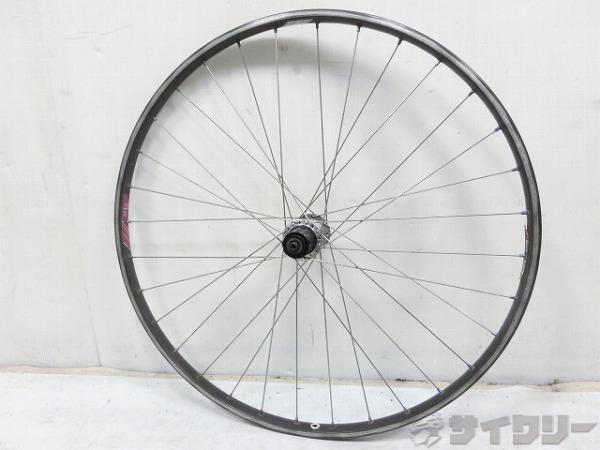 製品情報カテゴリホイール関連 ホイール 26インチ クリンチャーメーカーカンパニョーロ年式-色状態ランクE(目立つキズあり)送料サイズ中型サイズ対応タイヤサイズ：26インチリムサイズ：559オーバーロックナット寸法：135mmホール数：32Hパーツ色：ブラックリム：カンパニョーロ ALPHA XLハブ：シマノ XT FH-M732リム規格：クリンチャーバルブ規格：仏式フリー規格：シマノフリー7s状態コメント中古商品です。すれ、傷、シュー跡等ございます。はとめに強い錆がございます。ハブに腐食がございます。デカールがはがれかけております。回転に問題ございません。目立つ振れは見られませんその他CAMPAGNOLO