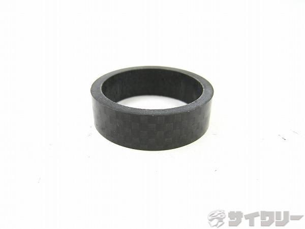 ヘッドパーツ コラムスペーサー 不明 カーボンコラムスペーサー 10mm OS - 中古