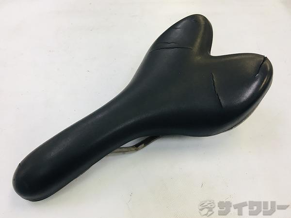 サドル セラロイヤル サドル VIPER ブラック スチールレール ※ジャンク 中古