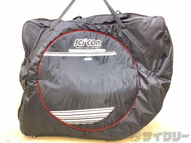 バッグ類（車体用） 輪行用 シーコン キャスター付き輪行バッグ エアロコンフォート ブラック - 中古