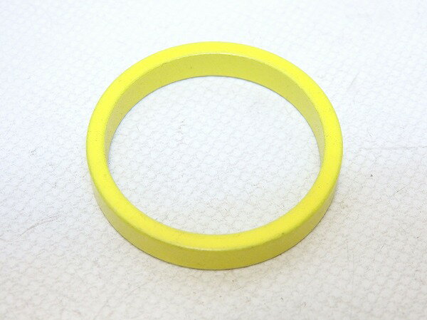 ヘッドパーツ コラムスペーサー 不明 コラムスペーサー イエロー OS/5mm - 中古