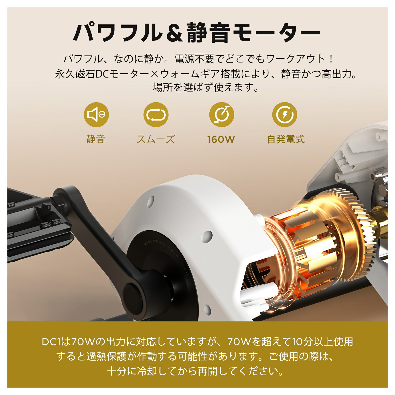 【15%OFFセール！】フィットネスバイク ミニ 静音 室内 小型 フィットネスバイク 高齢者 スピンバイク 室内 エアロバイク トレーニング ダイエット フィットネスバイク スマート コンパクト収納 家庭用 自転車 カロリー ケイデンス パワー DC1 2